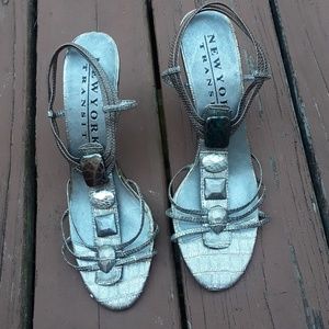 Gorgeous Silver heeled Sandals